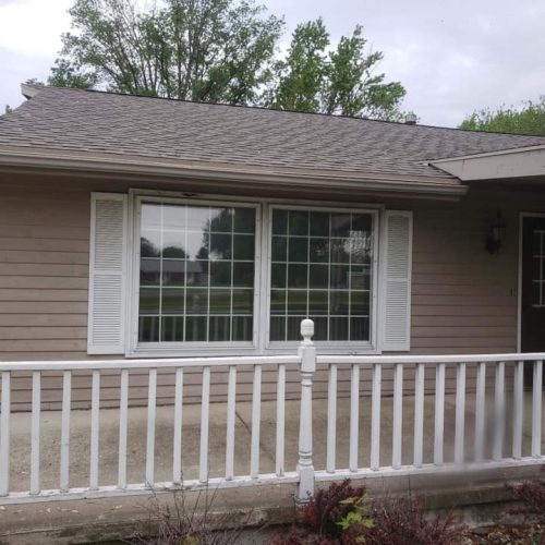 Before Windows, doors and siding services by Custom Windows Plus in Allendorf, IA.